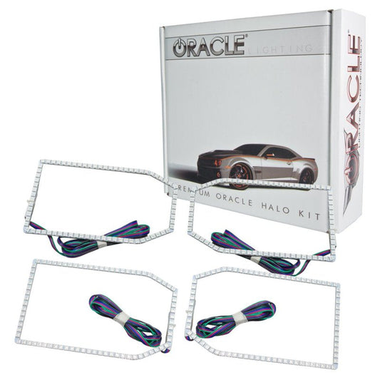 Oracle Chevy Silverado 14-15 Halo Kit Non-Projector Style - ColorSHIFT w/ BC1 Controller - Mammoth Racing -
