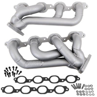 BBK 14-18 GM Truck 5.3/6.2 1 3/4in Shorty Tuned Length Headers - Titanium Ceramic - Mammoth Racing -