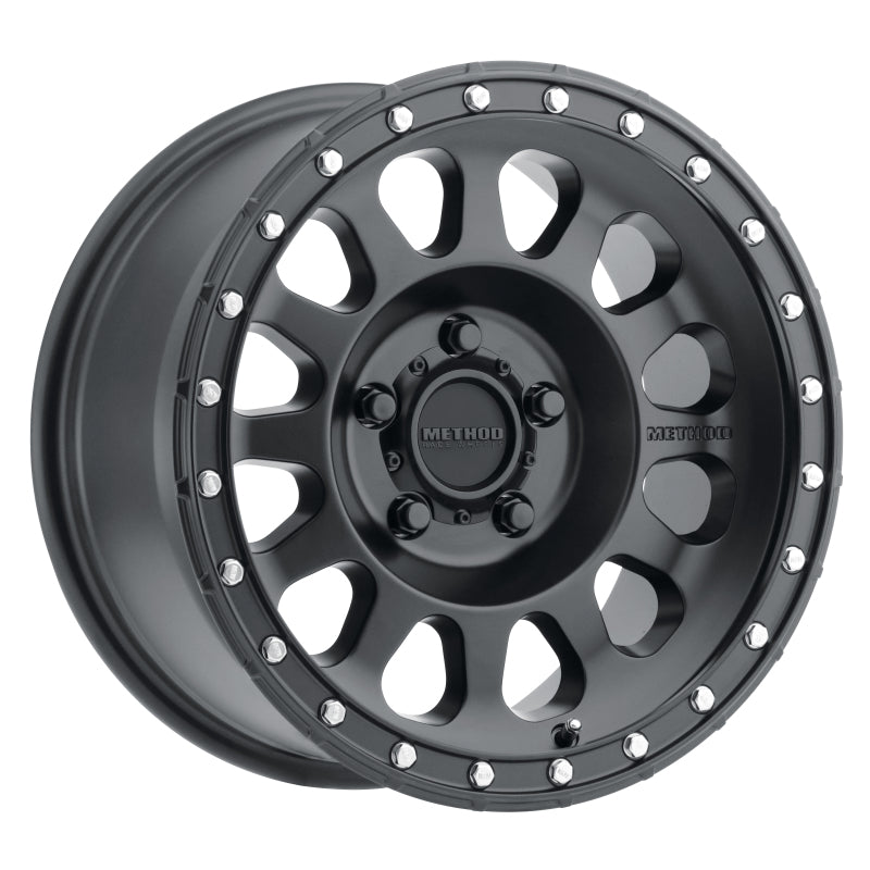 Method Mr315 17x8.5 0mm Offset 5x150 110.5mm CB Matte Black Wheel - Mammoth Racing -
