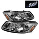 Spyder Honda Accord 08-12 4Dr Projector Headlights- LED Halo DRL Chrm PRO-YD-HA08-4D-HL-C - Mammoth Racing -