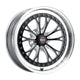 Weld Vitesse 17x10 / 5x4.5mm BP / 8in. BS Low Pad Black Wheel - Polished Non-Beadlock - Mammoth Racing -