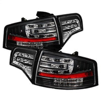 Spyder Audi A4 4Dr 06-08 LED Tail Lights Black ALT-YD-AA406-G2-LED-BK - Mammoth Racing -