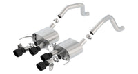 Borla 2015+ Chevy Corvette C7 Z06 6.2L Axle Back ATAK Exhaust Black Quad Tips w/o AFM w/ NPP - My Store