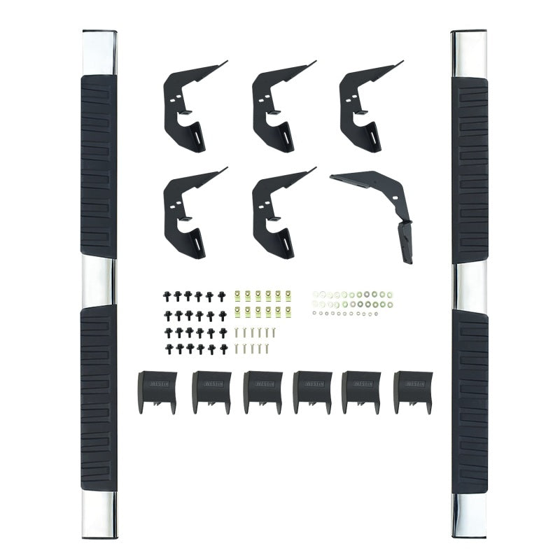 Westin 2007-2018 Chevy Silverado Crew Cab R7 Nerf Step Bars - SS - Mammoth Racing -