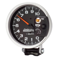 Autometer AutoGage 5in / 10k RPM / Pedestal Mount Black Tachometer w/ Shift Light - My Store