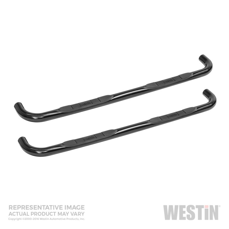 Westin 1997-2006 Jeep Wrangler/SE/Sport/Sahara E-Series 3 Nerf Step Bars - Black - Mammoth Racing -