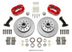 Wilwood Forged Dynalite Front Kit 11.03in 1 PC Rotor&Hub - Red 74-80 Pinto Disc Spindle only - My Store