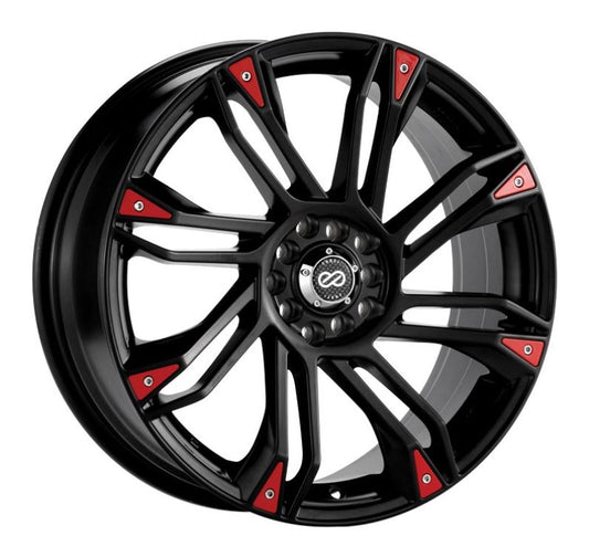 Enkei GW8 18x7.5 4x100/114.3 42mm Offset 72.6 Bore Matte Black Wheel - Mammoth Racing -