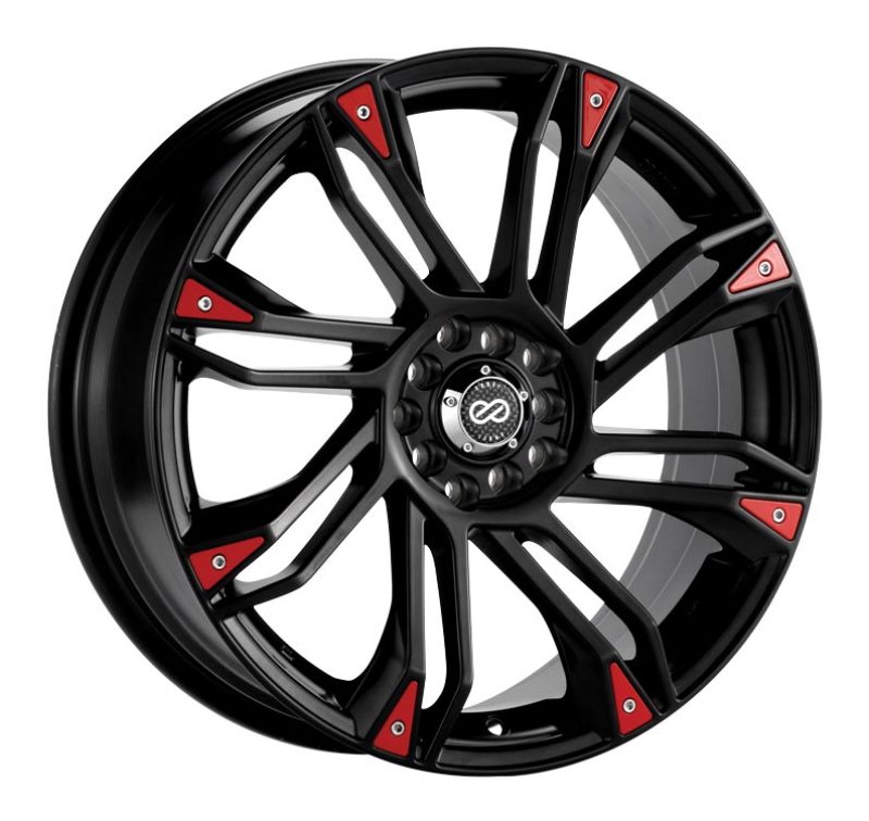 Enkei GW8 18x7.5 4x100/108 42mm Offset 72.6 Bore Matte Black Wheel - Mammoth Racing -