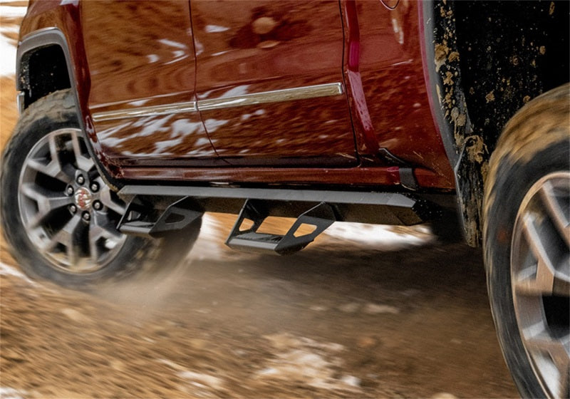 N-Fab Predator PRO 2019 Ford Ranger Crew Cab All Beds - Tex. Black - Cab Length - Mammoth Racing -