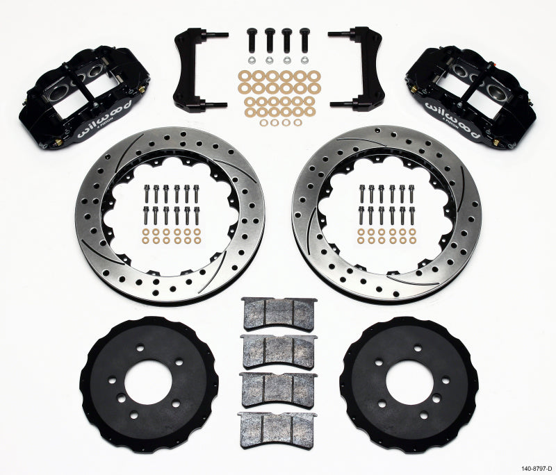 Wilwood Narrow Superlite 6R Front Hat Kit 13.06in Drilled E36 BMW M3 - My Store