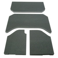 DEI 07-10 Jeep Wrangler JK 4-Door Headliner Black 4 Piece - Mammoth Racing -