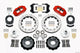 Wilwood Narrow Superlite 6R Front Hub Kit 12.88in Drill Red 1965-1969 Mustang Drum Spindle - Mammoth Racing -