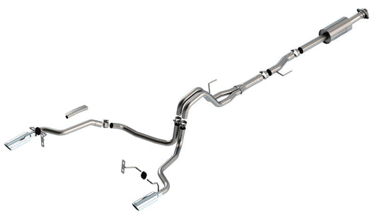Borla F-150 2021 2.7L/3.5L 4dr CC SB EC STB Lari/King R/Plinum/LTD 3/2.25 SRE CB S-Type CHR Tips - Mammoth Racing -