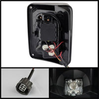 Spyder Jeep Wrangler 07-15 LED Tail Lights Black ALT-YD-JWA07-LED-BK - Mammoth Racing -