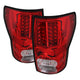 Xtune Toyota Tundra 07-13 LED Tail Lights Red Clear ALT-JH-TTU07-LED-RC - Mammoth Racing -
