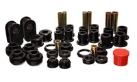 Energy Suspension 92-06 Ford E-250/E-350 Van 2WD Black Hyper-flex Master Bushing Set - Mammoth Racing -