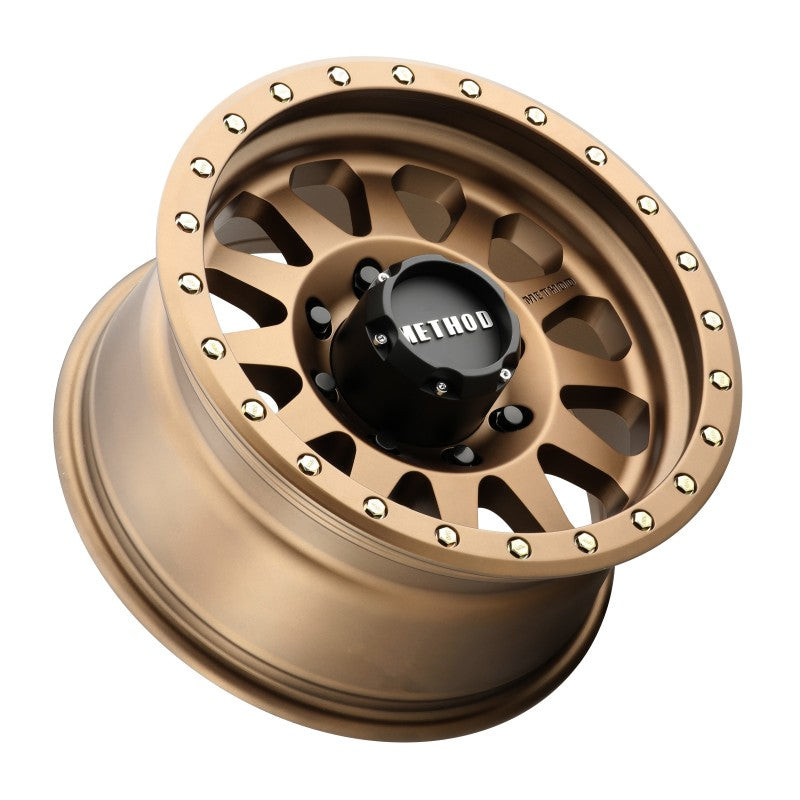 Method Mr304 Double Standard 17x8.5 0mm Offset 8x6.5 130.81mm CB Method Bronze Wheel - Mammoth Racing -