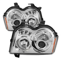 Spyder Jeep Grand Cherokee 05-07 Projector Headlights LED Halo LED Chrm Low 9006 PRO-YD-JGC05-HL-C - Mammoth Racing -