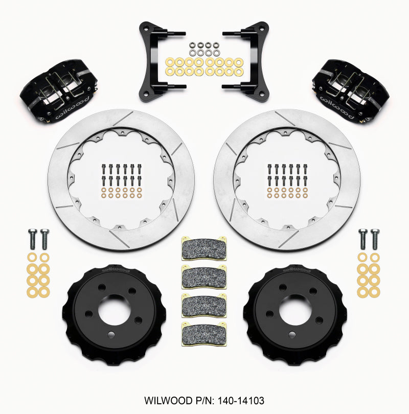 Wilwood Dynapro Radial Front Drag Kit 12.88 Vented 2015-Up Mustang - My Store