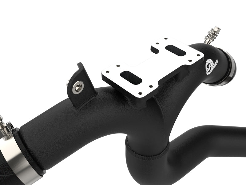 aFe Kia Stinger 18-22 V6-3.3L (tt) BladeRunner Hot Charge Pipe- Black - Mammoth Racing -