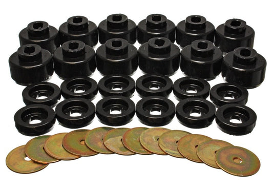 Energy Suspension Body Mount Set - Black - My Store