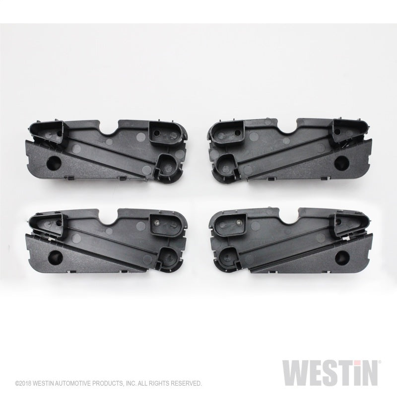Westin R5 LED Light Kit - 4 End Caps Integrated LED Lights w/ Wiring Harness - Black - Mammoth Racing -