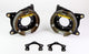 Wilwood Brackets (2) - Disc/Drum Mpr/Dana-Grn w/Ring 2.36in Off 1 pc vented - My Store