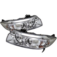 Spyder Honda Civic 06-08 2Dr Projector Headlights LED Halo Chrome High H1 Low H1 PRO-YD-HC06-2D-HL-C - Mammoth Racing -