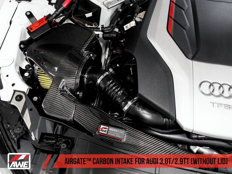 AWE Tuning Audi B9/B9.5 S4/S5/RS5 3.0T Carbon Fiber AirGate Intake w/ Lid - Mammoth Racing -