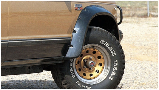 Bushwacker 92-93 Chevy S10 Cutout Style Flares 2pc - Black - My Store