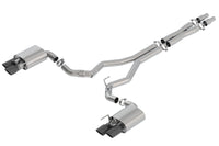 Borla 2018 Ford Mustang GT 5.0L AT/MT 3in ATAK Catback Exhaust Black Chrome Tips w/ Valves - My Store