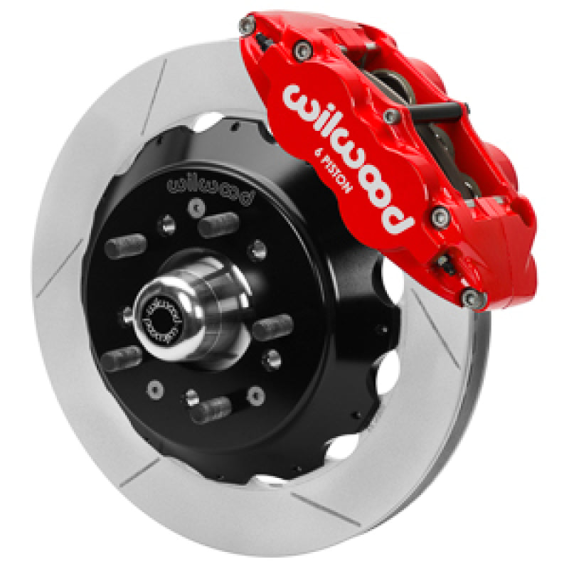 Wilwood Forged 6 Piston Red Superlite Caliper, GT 48 Vane Spec37 Slotted Rotor - 12.88x1.25 - My Store
