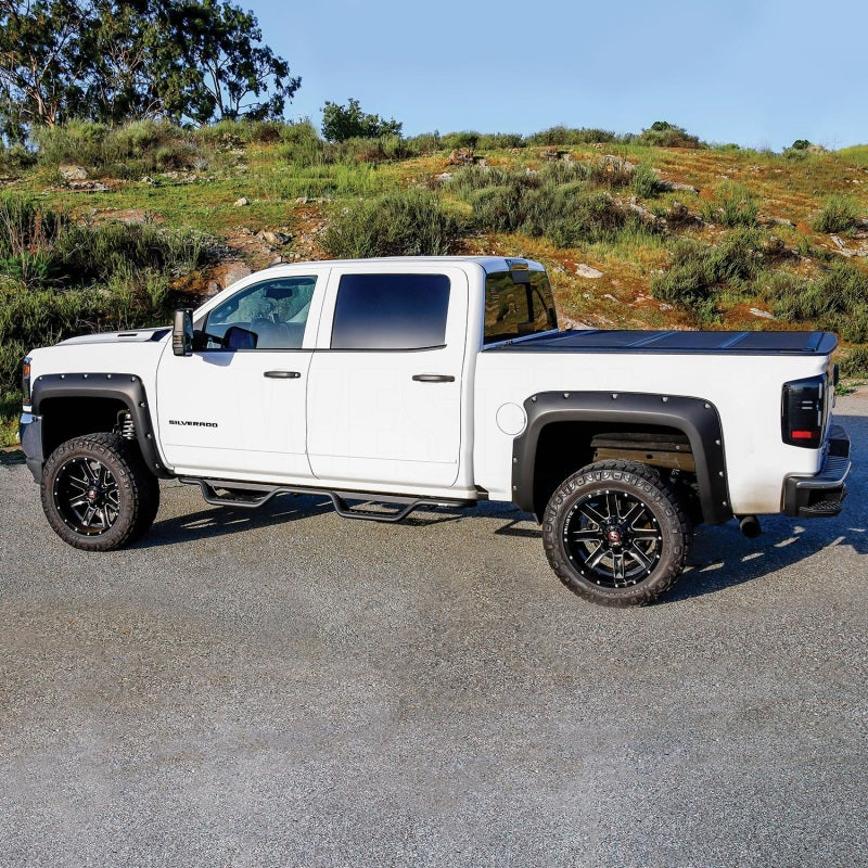 Westin 14-18 Chevrolet Silverado / GMC Sierra Crew Cab Outlaw Nerf Step Bars (Excl. Diesel) - Mammoth Racing -