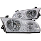 ANZO 2000-2001 Toyota Camry Crystal Headlights w/ Halo Chrome - Mammoth Racing -