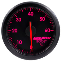 Autometer Airdrive 2-1/6in Boost Gauge 0-60 PSI - Black - My Store