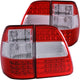 ANZO 1998-2005 Toyota Land Cruiser Fj LED Taillights Red/Clear G2 - Mammoth Racing -