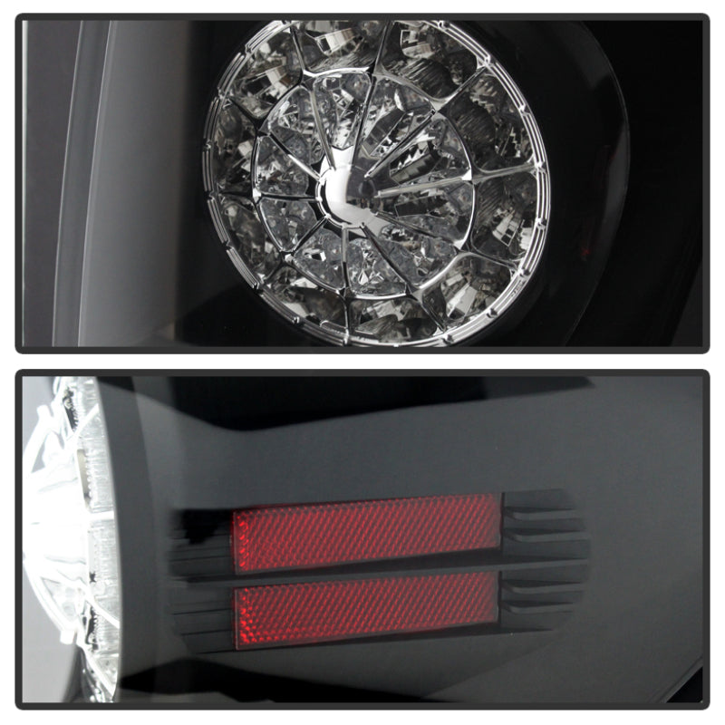 Spyder Toyota Tundra 07-13 LED Tail lights Black ALT-YD-TTU07-LED-BK - Mammoth Racing -