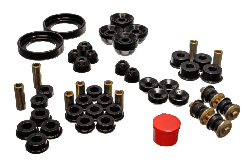 Energy Suspension 94-97 Honda Accord/Odyssey Black Hyper-Flex Master Bushing Set - Mammoth Racing -