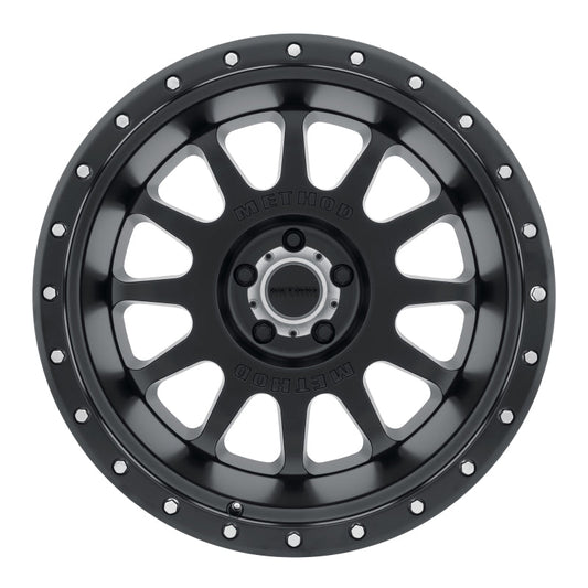 Method Mr605 NV 20x9 -12mm Offset 5x150 110.5mm CB Matte Black Wheel