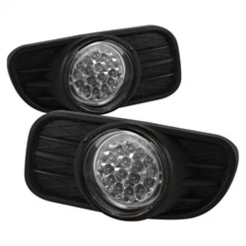 Spyder Jeep Grand Cherokee 99-04 LED Fog Lights w/Switch Clear FL-LED-JGC99-C - Mammoth Racing -