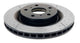 DBA 11-14 Ford Mustang GT (w/Standard Brakes) 3.7L Front Drill & Slot Street Series Rotor w/Blk Hat - Mammoth Racing -
