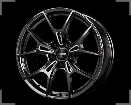 Gram Lights 57fxz 20x9.5 +35 5-120 Super Dark Gunmetal & Machining Rim Edge DC Wheel