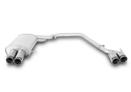 Remus 2010 BMW 5 Series F10 Sedan/F11 Touring 2.0L (N47D20C/N57D30A) Axle Back Exhaust - Mammoth Racing -