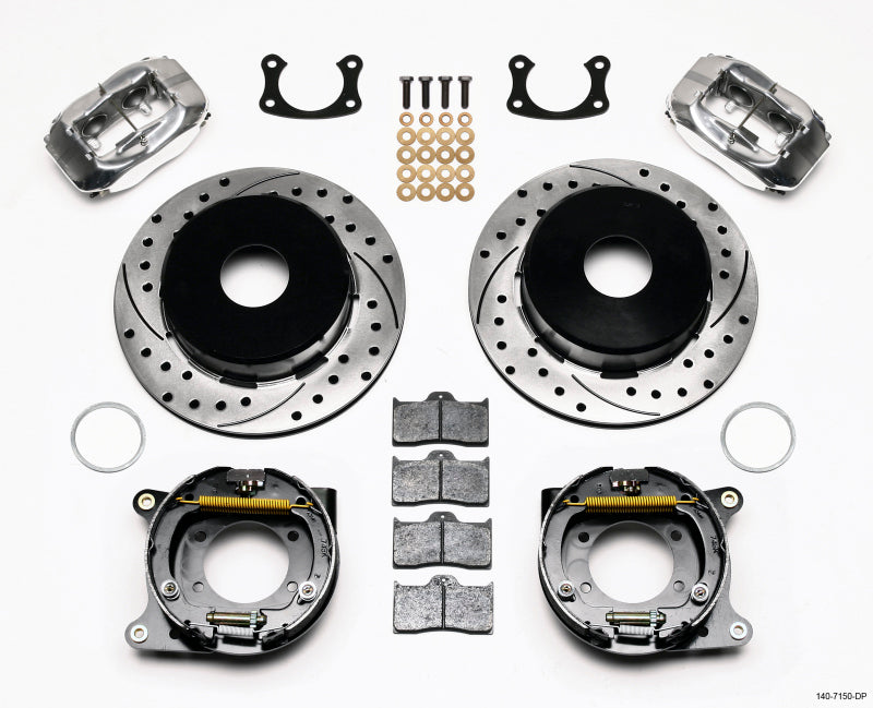Wilwood Forged Dynalite P/S P-B Kit Drilled Polished Big Ford New 2.50in Offset Currie Blank - My Store