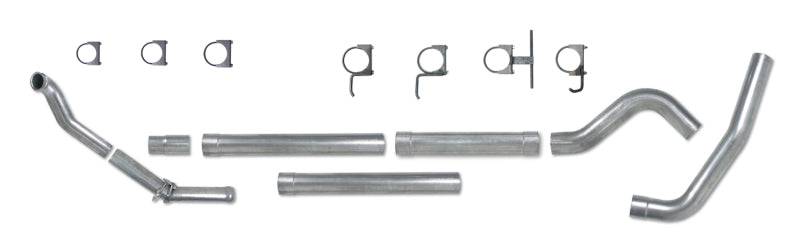 Diamond Eye KIT 4in MFLR RPLCMENT PIPE TB SGL ALUM 94-97 5 7 3L F250/F350 PWRSTROKE NFS W CARB STDS - Mammoth Racing -