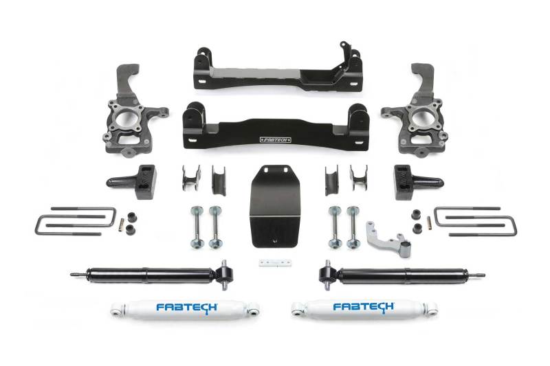 Fabtech 15-20 Ford F150 2WD 4in Basic Sys w/Rr Perf Shks - Mammoth Racing -