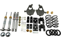 Belltech Lowering KIT 14 Chev/GM 1500 Ext/Crw Cab 2WD 3in or 4in Ft/5in or 6in Rr w/ Shocks - Mammoth Racing -