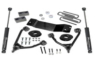 Superlift 14-18 Chevy Silv 1500 4WD 3.5in Lift Kit w/ Alum/Stamped Steel Control Arms & Rear Shocks - Mammoth Racing -