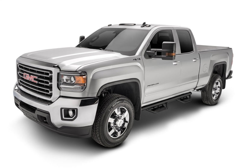 N-Fab Podium LG 19-20 Dodge RAM 1500 Crew Cab - Cab Length - Tex. Black - 3in - Mammoth Racing -